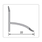 Уголок для плитки Идеал белый 2000 мм (БВ 001) 0