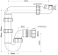 Сифон для раковины McAlpine 40 мм (MRSK15-HCLI) без выпуска 0