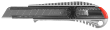 Металлический нож с винтовым фиксатором ПРО-18В, сегмент. лезвия 18 мм, ЗУБР Профессионал 09172 0