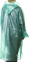 Плащ-дождевик STAYER 11610, полиэтиленовый, зеленый цвет, универсальный размер S-XL 1