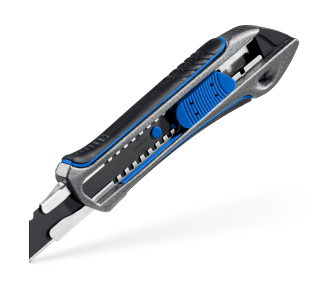 Металлический нож с автостопом Титан-А 18 мм, ЗУБР Профессионал 09171