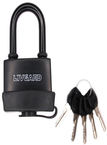 Замок навесной влагостойкий PLR2-L63 англ. 5кл. длинн. дужка