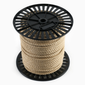 Веревка (шнур) Ф8 мм джутовая (цена за 1 метр)