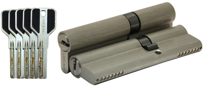 Личинка Цилиндровый механизм Livgard (C60/40) (55+10+35) ключ/ключ