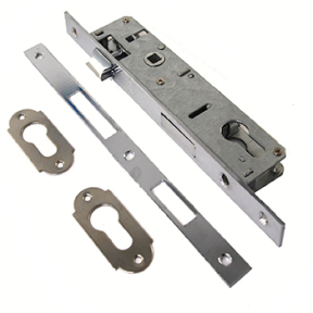 Замок врезной корпус узкопрофильного замка ML153P-30 CP Хром 