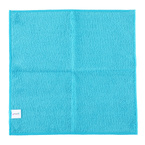 Салфетка универсальная из микрофибры 300 x 300 мм, голубая, 923025