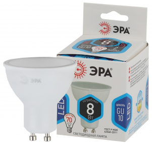 Лампа ЭРА LED (MR16-8W-840-GU10)