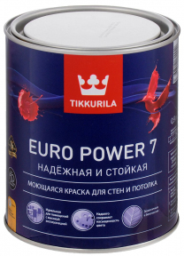 TIKKURILA EURO POWER 7 моющаяся краска  0.9 л
