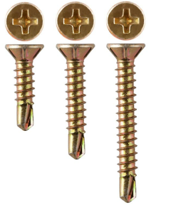 Саморез пассивированный оконный 3,9х25мм потайной 100 гр