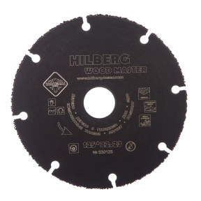 Диск HILBERG карбид Wood 125мм х 22мм (530125)