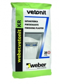 Шпаклевка полимерная финишная Weber Vetonit KR, 20 кг