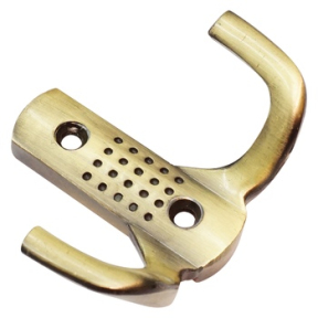 Крючок двойной (бронза (АВ) ПЕРФО) 8020-55