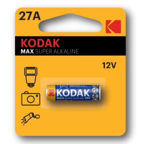 Батарейка Kodak 27A-1BL MAX SUPER Alkaline K27A-1, GP27A, MN27