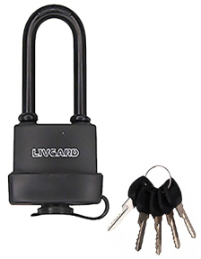 Замок навесной влагостойкий PLR2-L38мм англ. 5кл. длинн. дужка