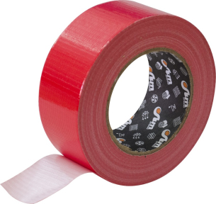 Лента армированная 48 мм х 50 м, красная