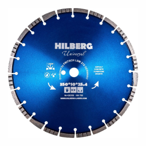 Диск алмазный отрезной 350*25,4 Hilberg Universal HM708