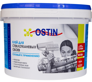 Клей для стеклотканевых обоев OSTIN 10 кг