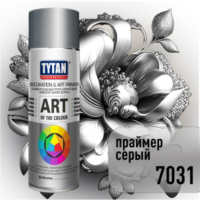 Краска Аэрозольная Универсальная TYTAN 7031 Праймер серый 400мл