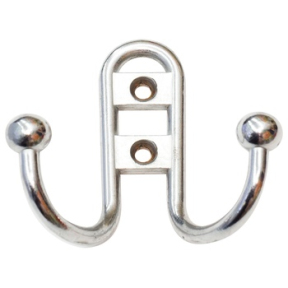 Крючок двойной (хром(СР) прутковый ) 220-31