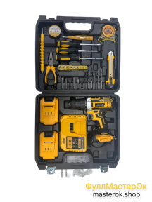 Набор инструментов МастерОк Шуруповерт, 34 предмета