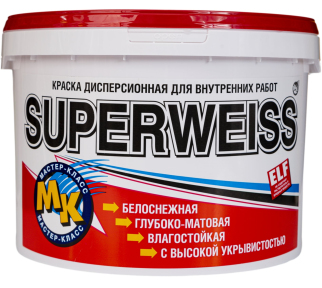 Краска «Superweiss» - Супербелая ВД-АК-203 7 кг Мастер Класс
