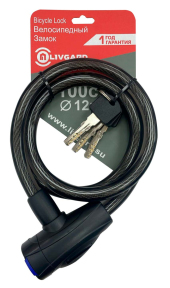 Замок велосипедный 100см тросовый PD-84-100см перфо. 3кл. 42307
