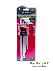 Набор ключей шестигранных длинный