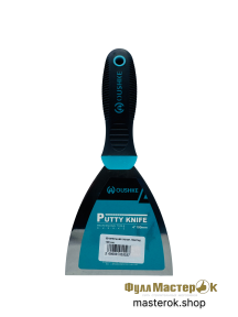 Шпательная лопатка МастерОк 100мм двухкомпонентная ручка, нержавеющий шпатель