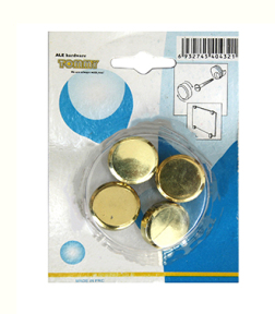 Держатели для зеркал пластик Т-101/25мм PB Полированная латунь