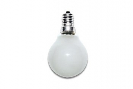 Лампа накаливания декоративная ДШ 60вт Р45 230в Е14 (шар матовый)