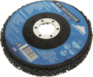 КРУГ ШЛИФОВАЛЬНЫЙ СИНТЕТИЧЕСКИЙ ФИБРОВЫЙ 125 мм ЧЕРНЫЙ