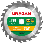 иск пильный URAGAN (190x30x2,4 мм. 24T 36800-190-30-24)