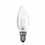 Лампа накаливания декоративная ДСМТ 40Вт 230В Е14  (cвеча прозрачная)