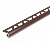 Уголок для кафельной плитки наружный 10 мм 2.5 м коричневый