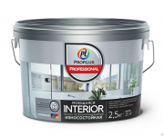 Краска ВД Profilux INTERIOR (2,5кг)  для стен и потолков, моющаяся