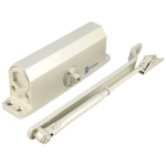 Дверной Доводчик DC-120кг SL Матовый хром (серый)