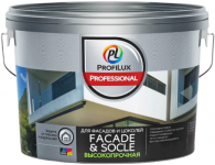 Краска фасадная 2.5 кг глубокоматовая Profilux Facade & Socle