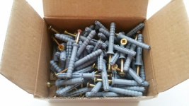 Дюбель-гвоздь 6х40 грибовидный бортик 200 шт в уп