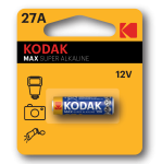 Батарейка Kodak 27A-1BL MAX SUPER Alkaline K27A-1, GP27A, MN27