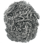 Мочалка для посуды, 2 шт, нержавеющая сталь 92371