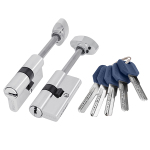 Личинка Цилиндровый механизм Z407/80 (45+10+25) со штоком CP хром