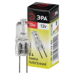 Лампа галогенная ЭРА JC-20W-12V-G4 20Вт капсула теплый белый свет G4 JC-20-12-G4