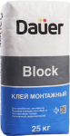 Клей монтажный DAUER Block / ДАУЭР Блок для газобетона (25 кг)
