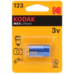 Батарейки Kodak CR123 K123LA MAX Lithium