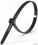 Стяжка для кабеля 100мм  нейлон, черная (100 шт)