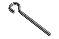 Крюк полукольцо с резьбой М8 х 160мм