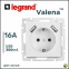Розетка с/з + 2 USB Valena 4219 белая